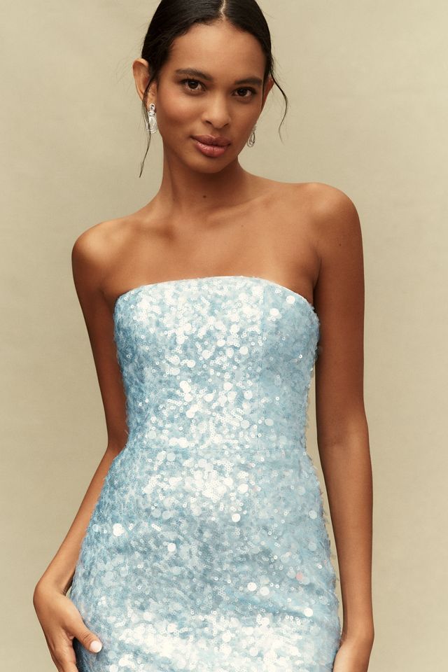Helsi Leslie Strapless Sequin Maxi Dress #1