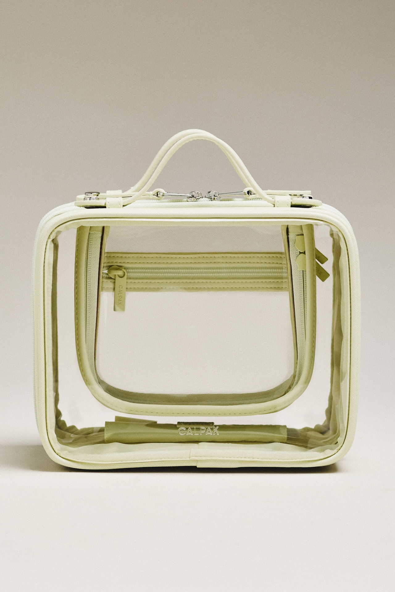 CALPAK Medium Clear Cosmetics Case