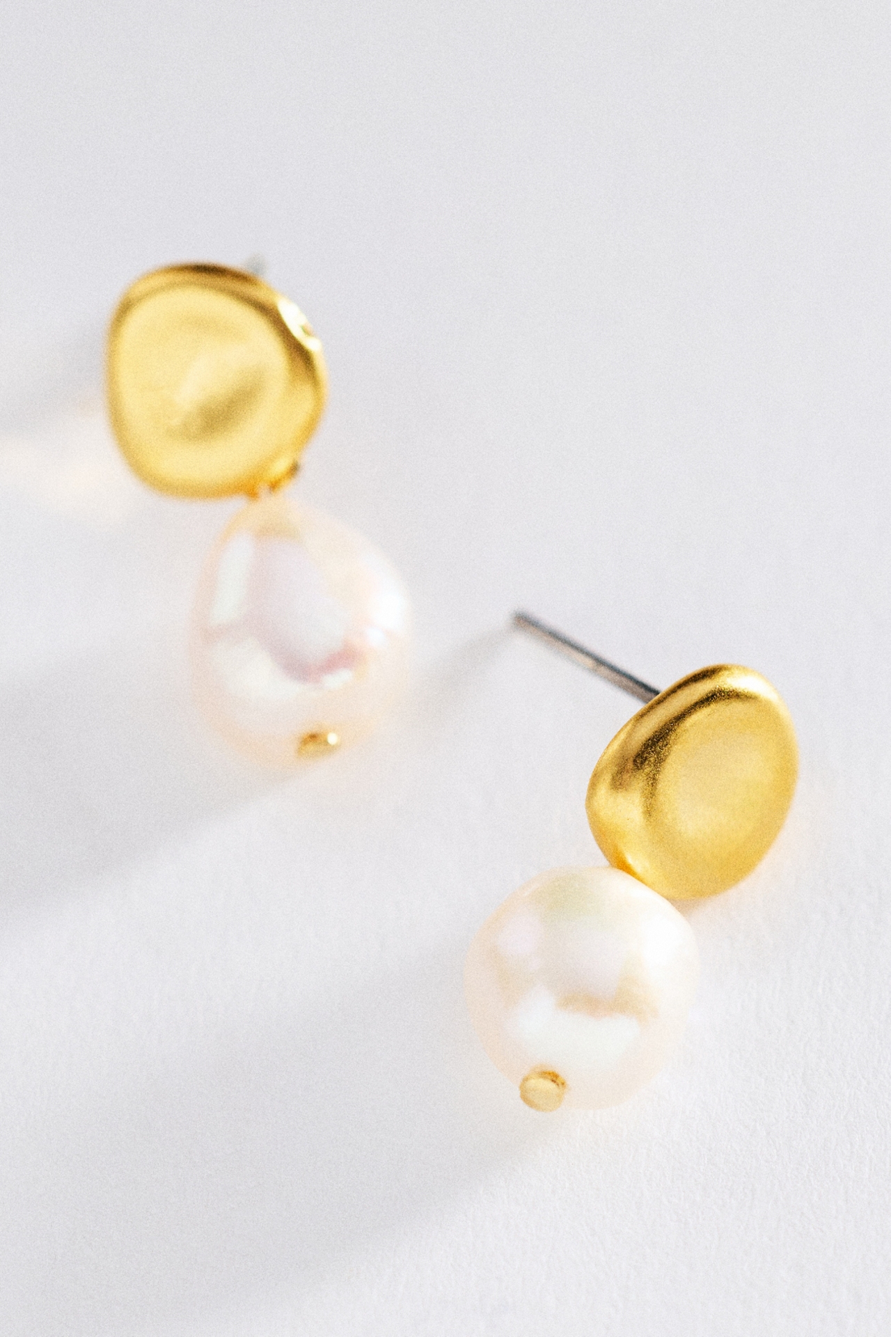 By Anthropologie Delicate Pearl Drop Earrings