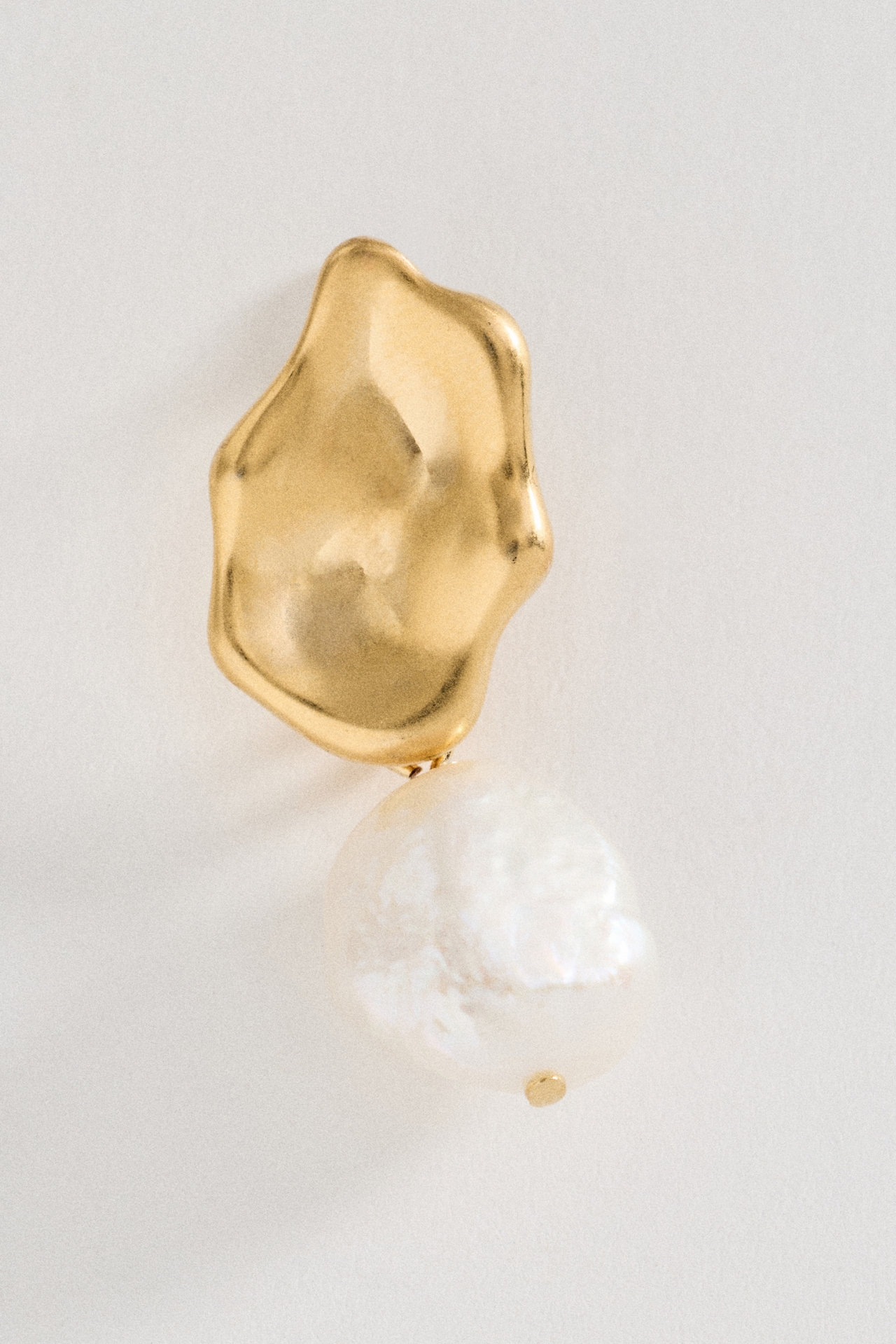 By Anthropologie Pressed Petal Pearl Drop Earrings