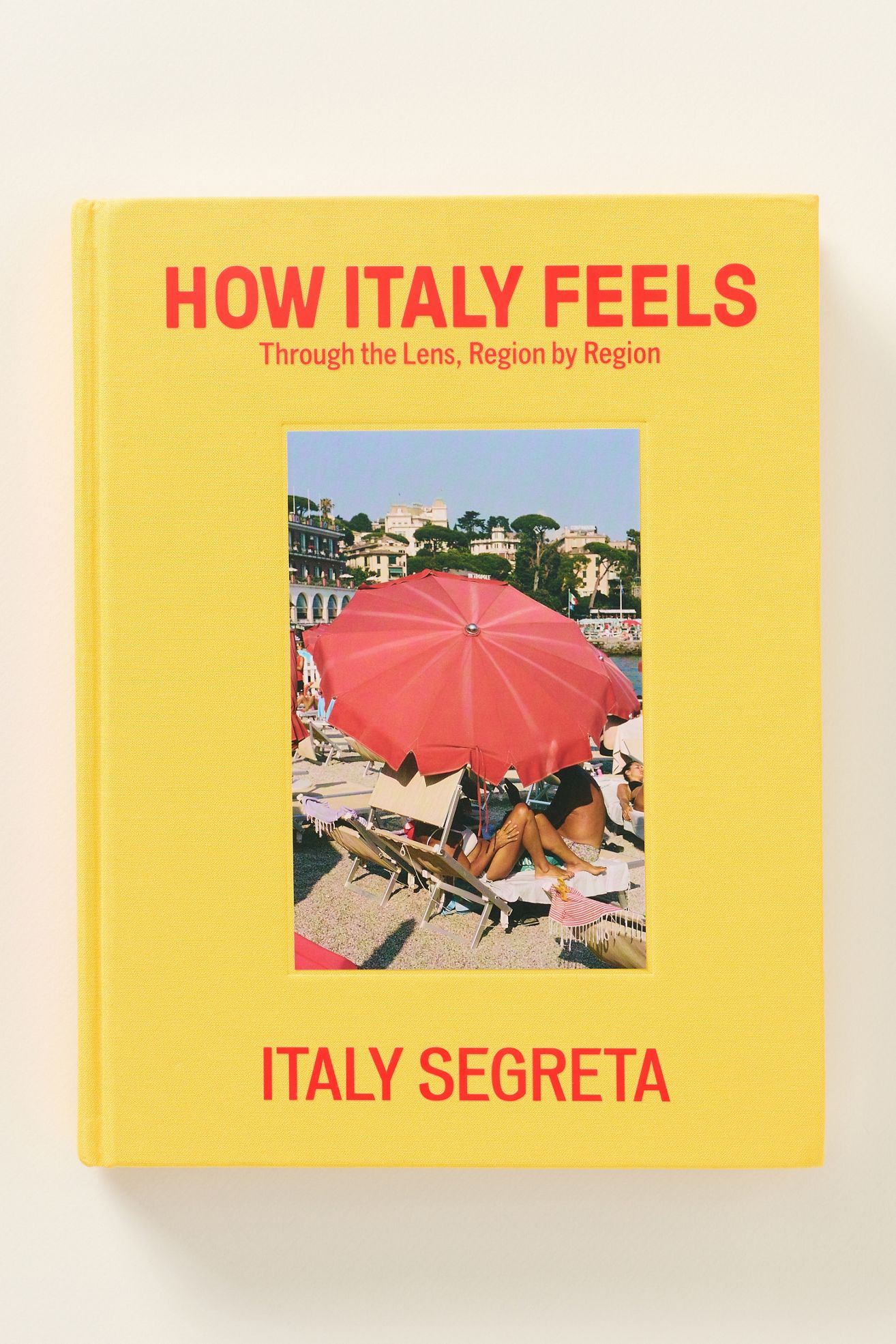 How Italy Feels Hardcover Book - Sun Yellow, One Size