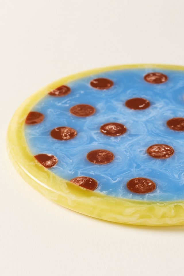 Polka Dot Resin Cheeseboard #1