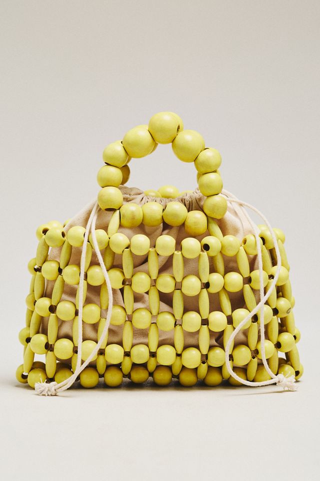 Wood Bead Top-Handle Mini Satchel #2