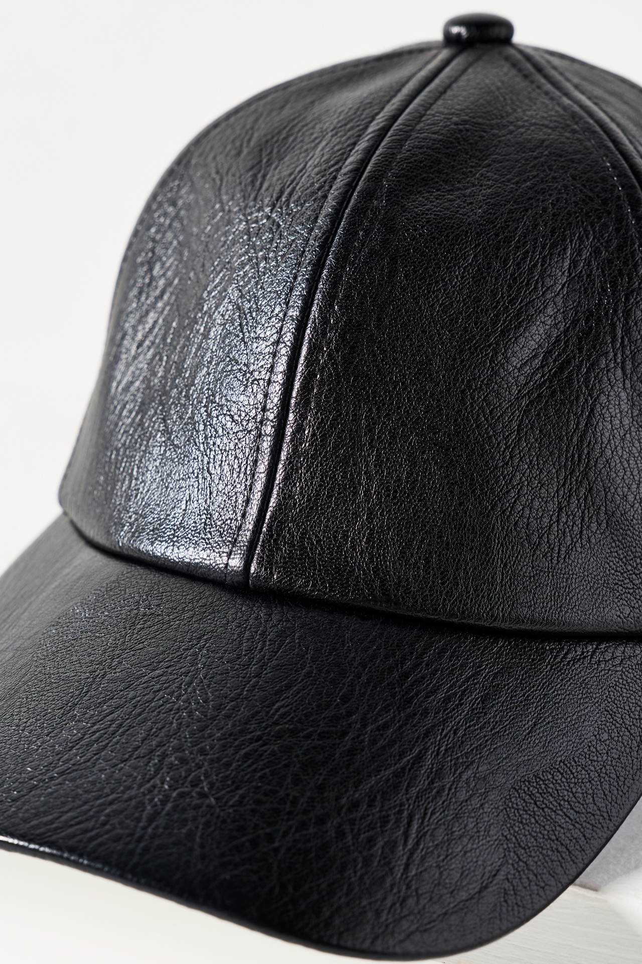 Wyeth Hailey Faux Leather Baseball Cap