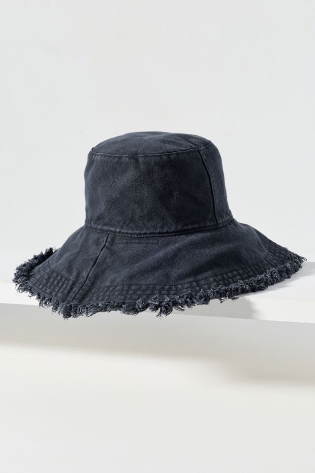 By Anthropologie Frayed Sun Hat #1
