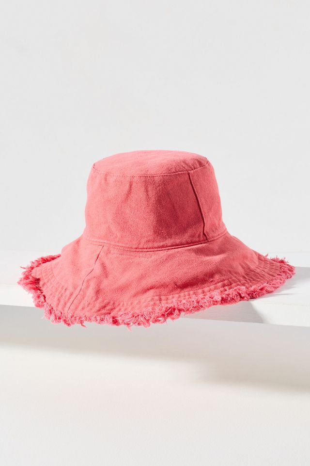 By Anthropologie Frayed Sun Hat #1