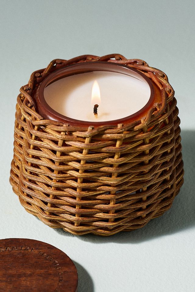 Mini Gather Candle by Anthropologie: Woody Warm Woods & Santal  #2