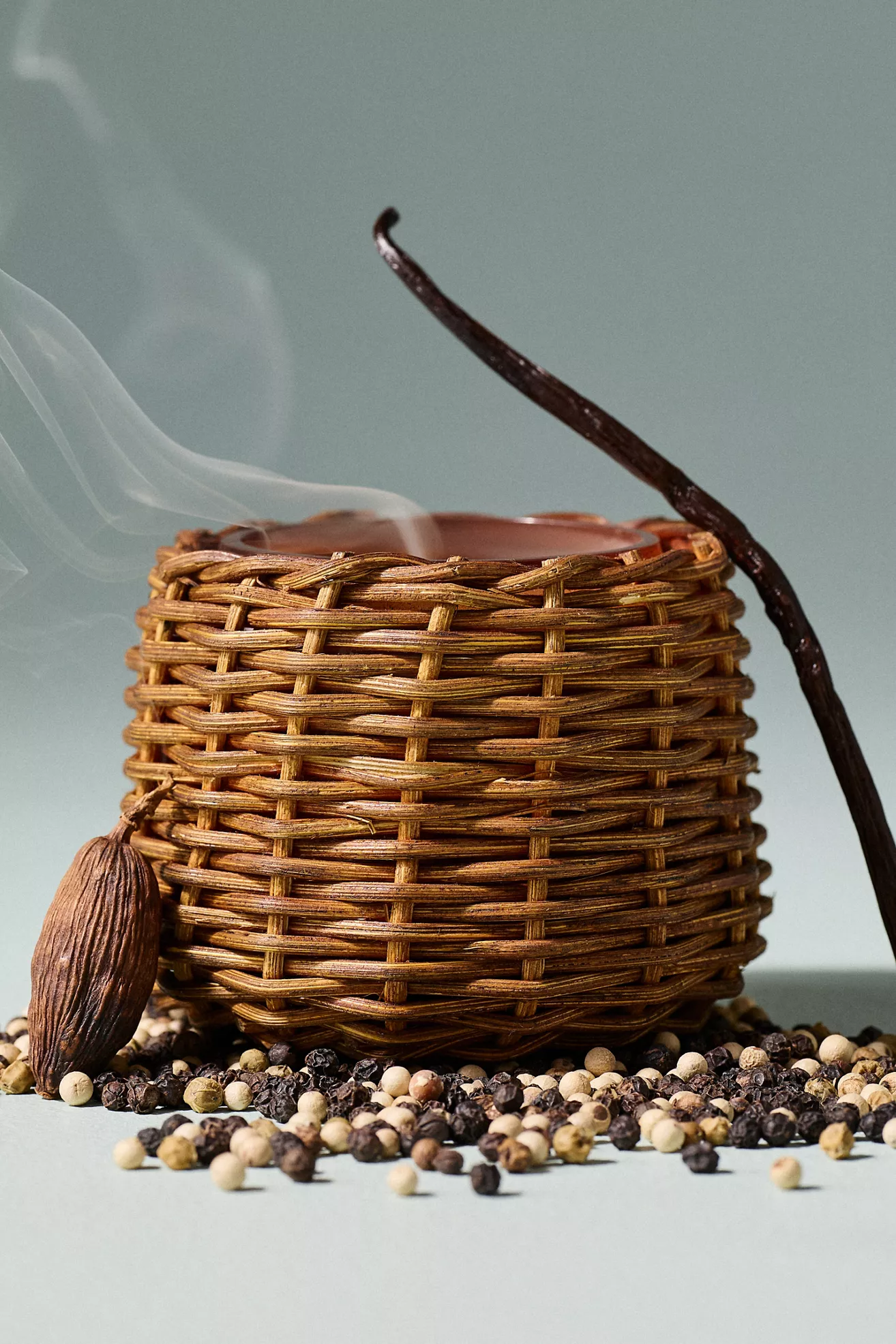 Gather Mini Candle by Anthropologie: Woody Warm Woods & Santal