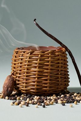 Mini Gather Candle by Anthropologie: Woody Warm Woods & Santal 
