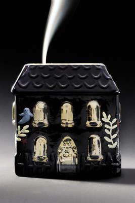 黒ゴボウ　カンディハウス　CANDE HOUSE　シンプル　SSZ Haunted House Woody Honeycrisp & Pinecone Figural Glass Candle
