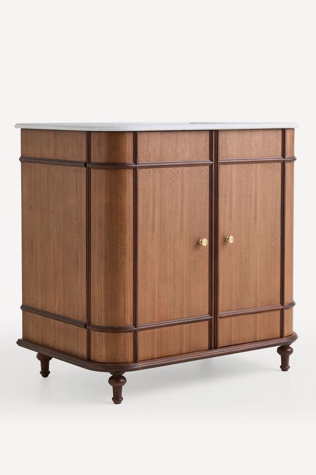 Valencia Marble-Top Single Bathroom Vanity #2