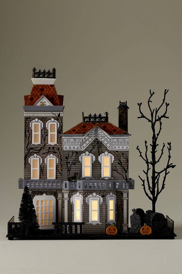 Light Up Haunted Halloween House #4