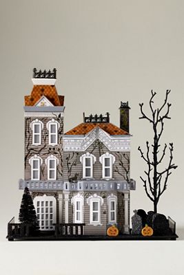 Maison hantée d'Halloween lumineuse