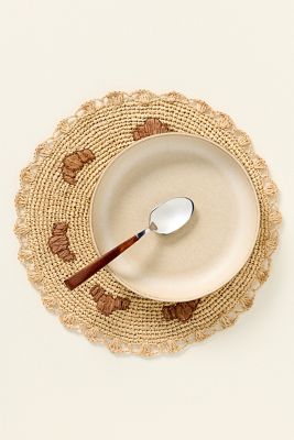 Payton James Handwoven Croissant Placemat