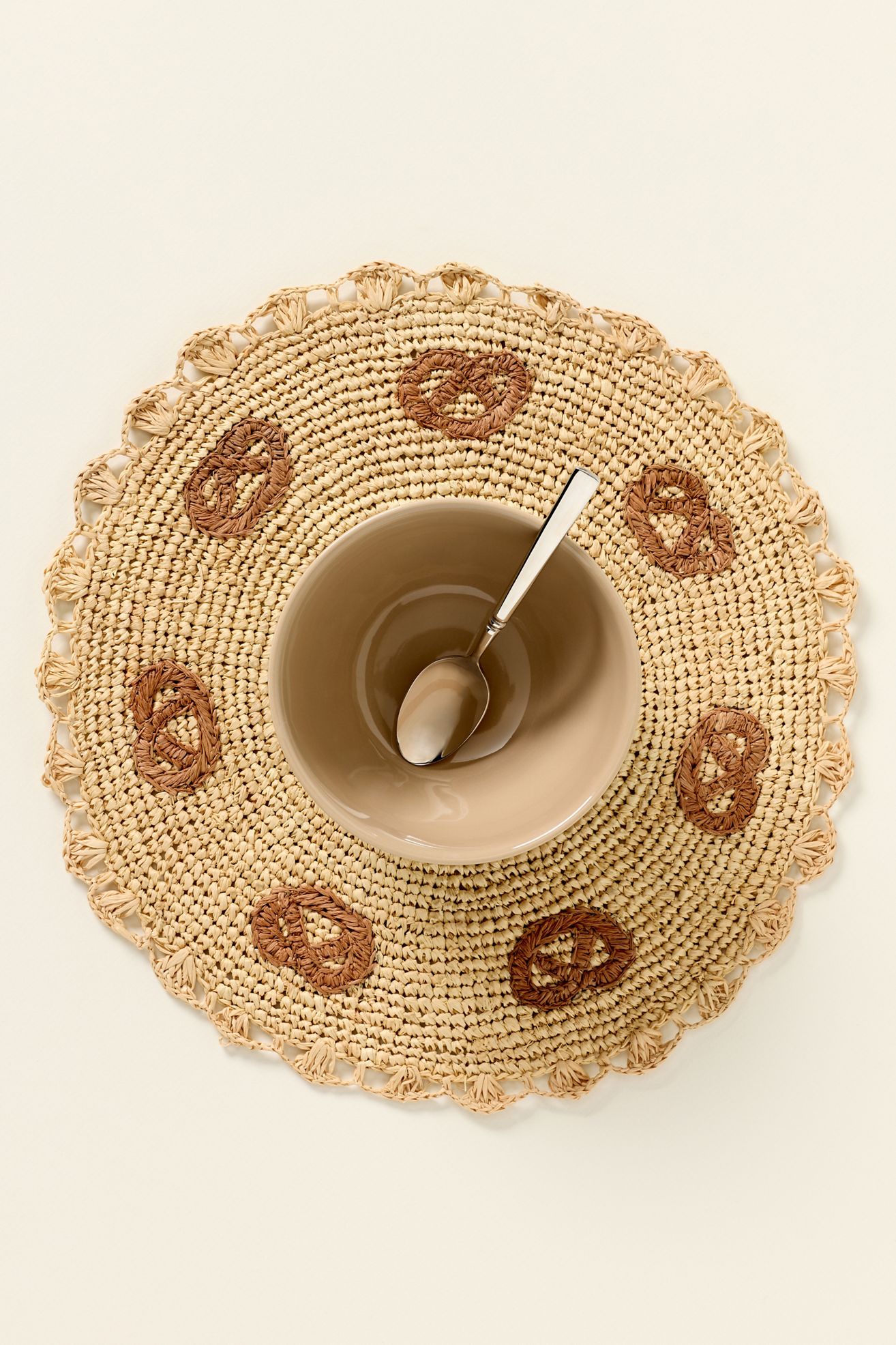 Payton James Handwoven Pretzel Placemat - Pretzel, One Size