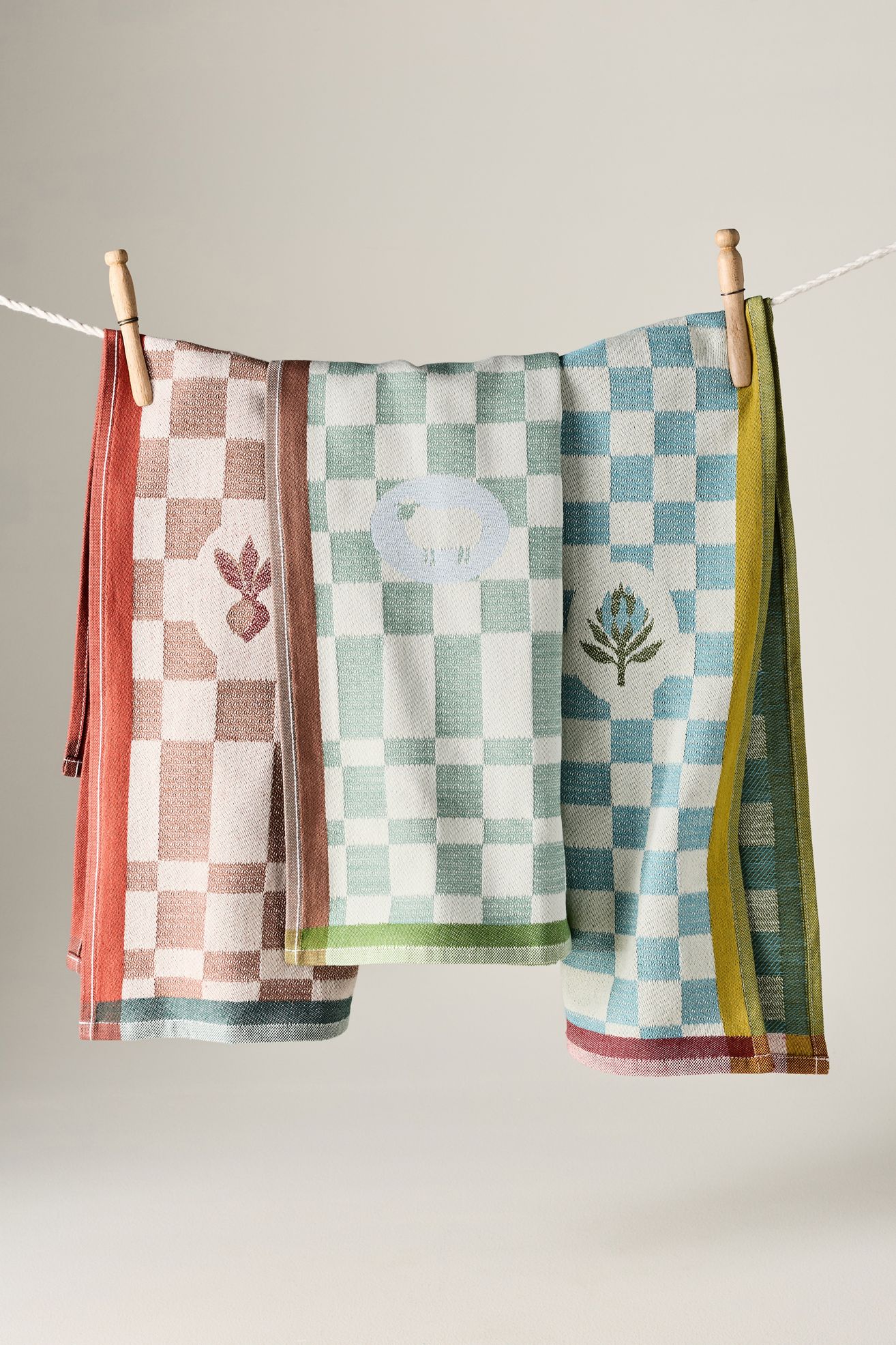 Aria Dish Towels, Set of 3 - Multi, Set Of 3