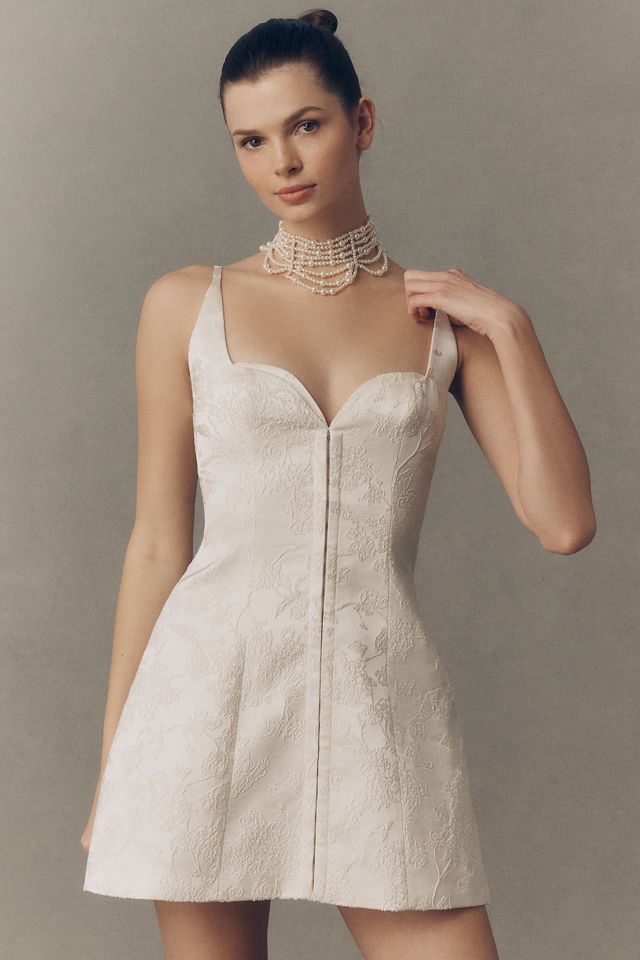 white christmas dresses Love Seeker Corset Mini Dress main image 1