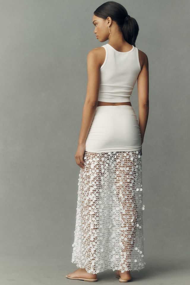 Mare Mare Knit Piquet Top and Skirt Set #1