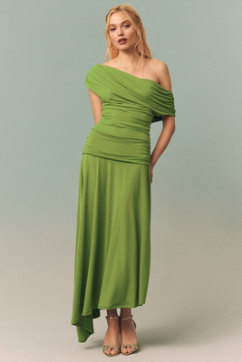 Tara One-Shoulder Midi Dress
