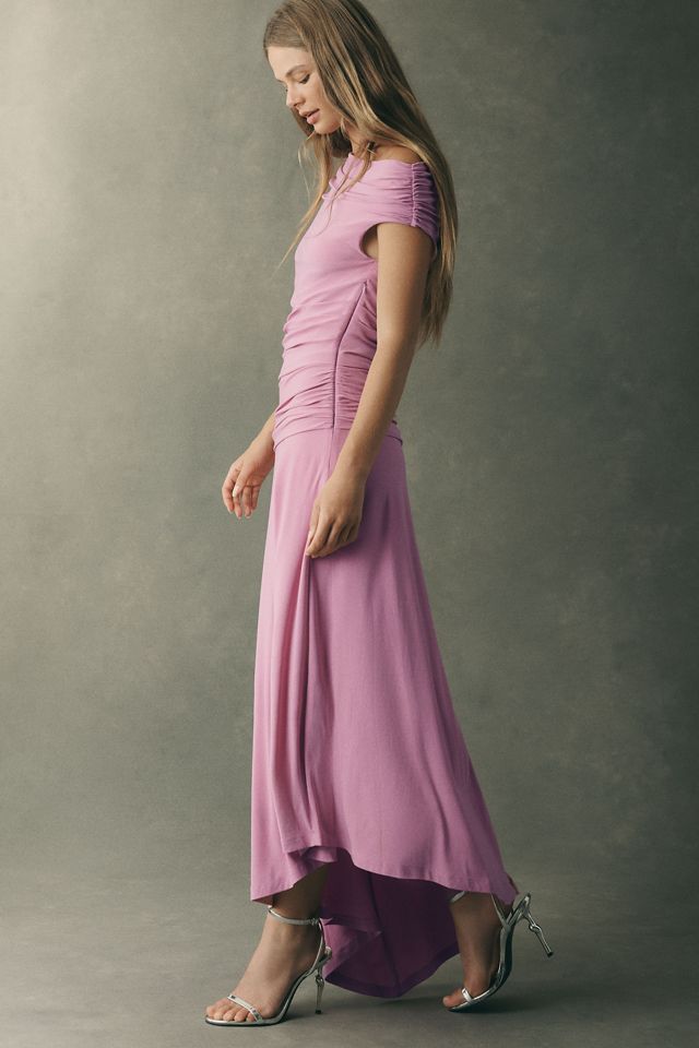 BHLDN Tara One-Shoulder Maxi Dress #3