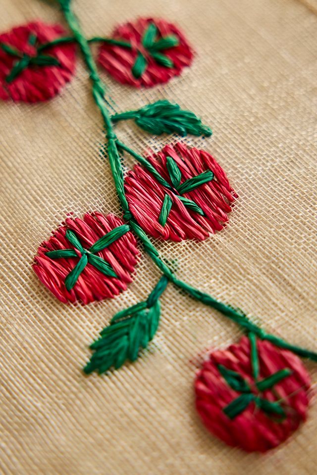 Tomato Vine Abaca Placemat #1