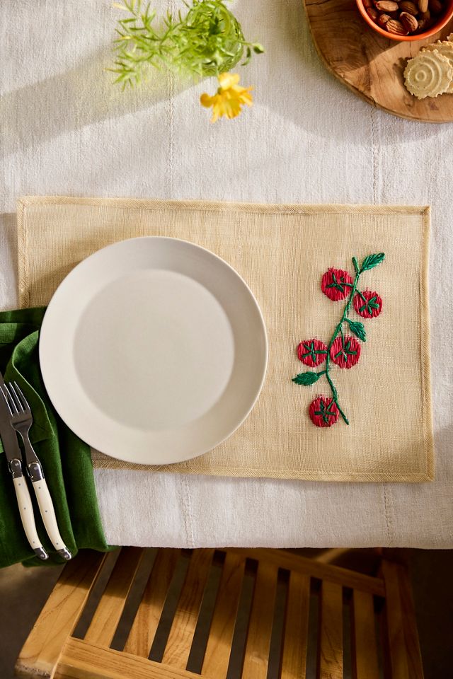 Tomato Vine Abaca Placemat #3