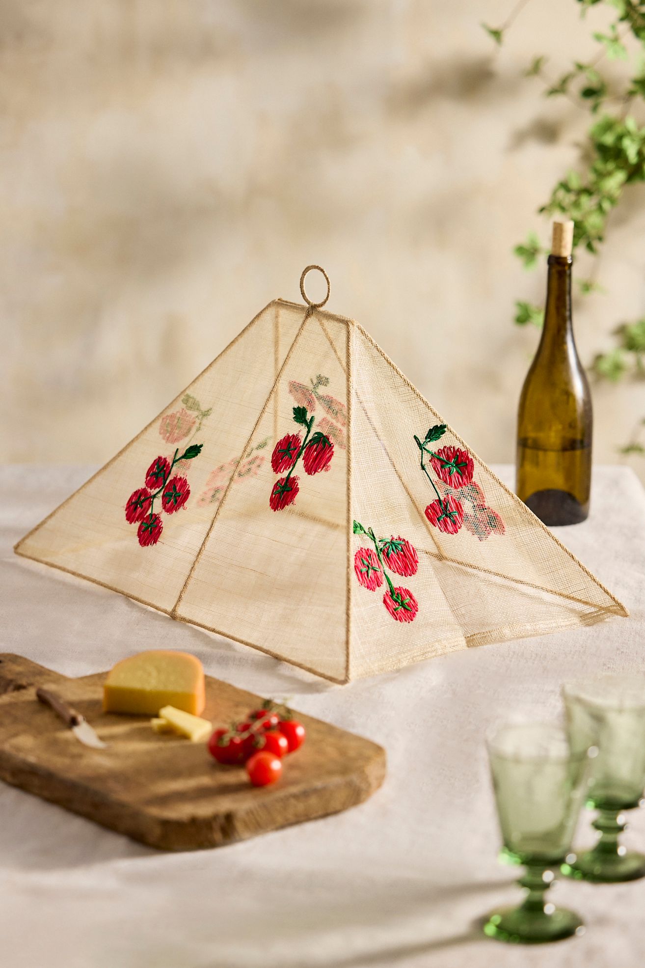Tomato Vine Folding Food Cover - Multi, One Size