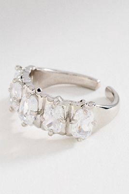 Crystal Baguette Ring