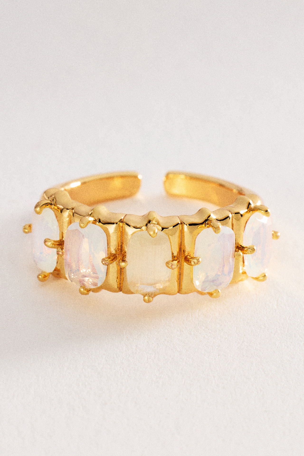 Crystal Baguette Ring