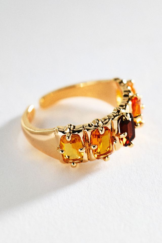 Crystal Baguette Ring #1