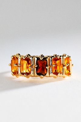 Crystal Baguette Ring