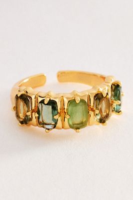 Anello Baguette di Cristallo