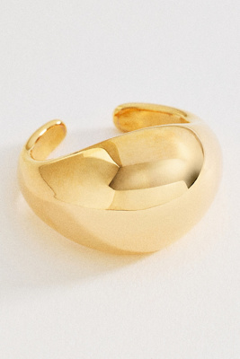 Faceted Metal Cocktail Ring