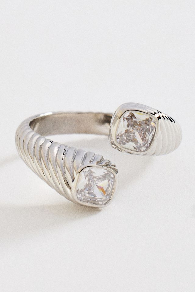 Double-Stone Wrap Ring #1
