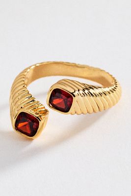 Double-Stone Wrap Ring