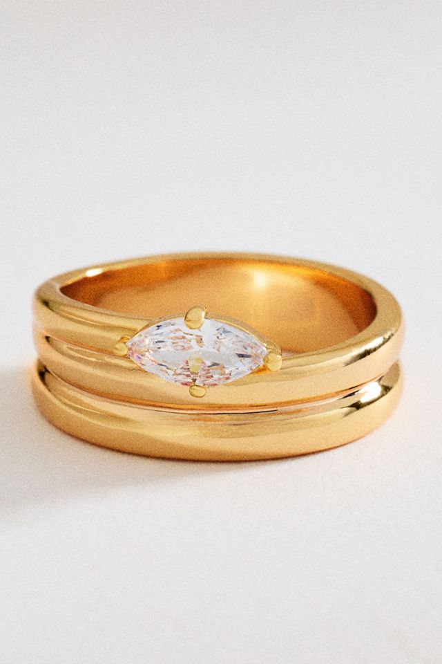 Suspended Crystal Ring #1