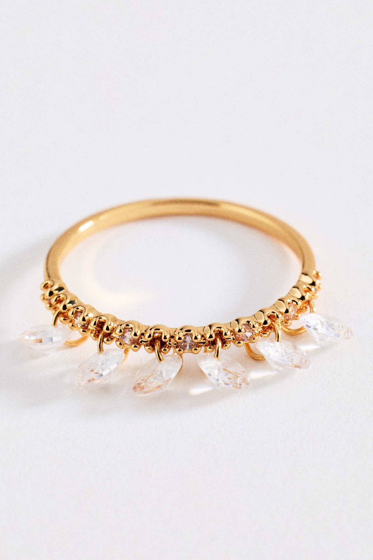 Floating Crystal Ring