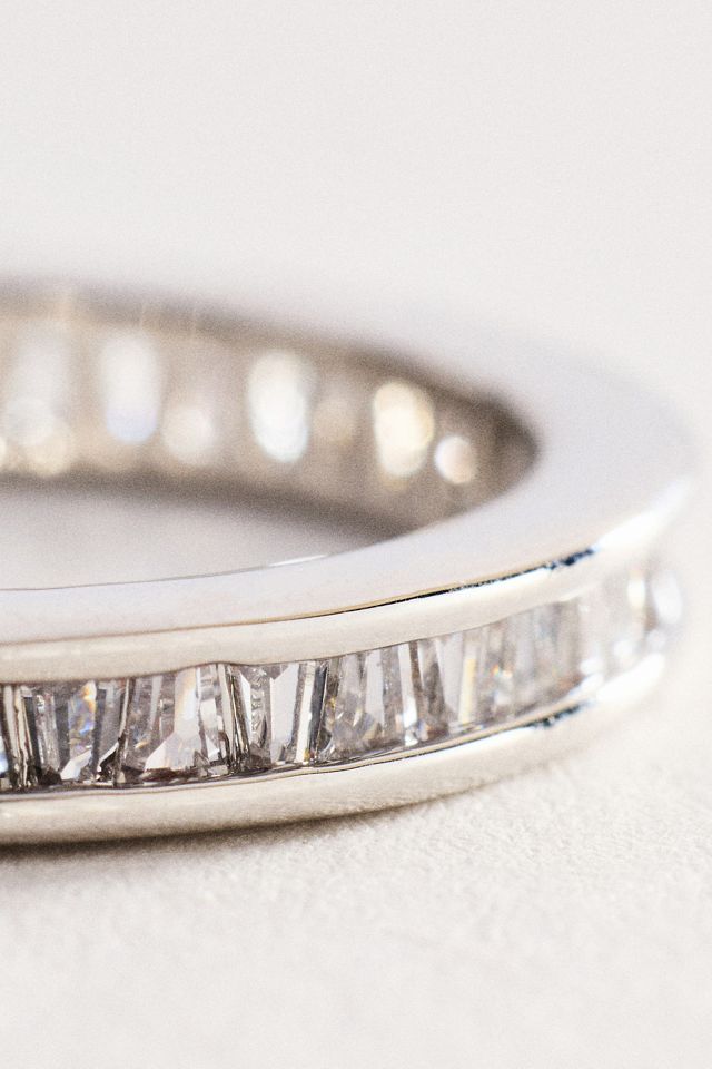 Angled Crystal Ring #1