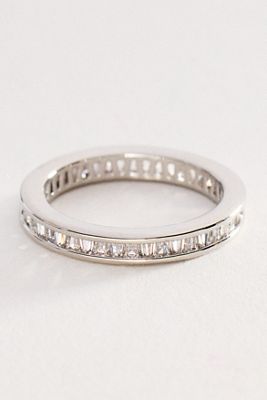Angled Crystal Ring