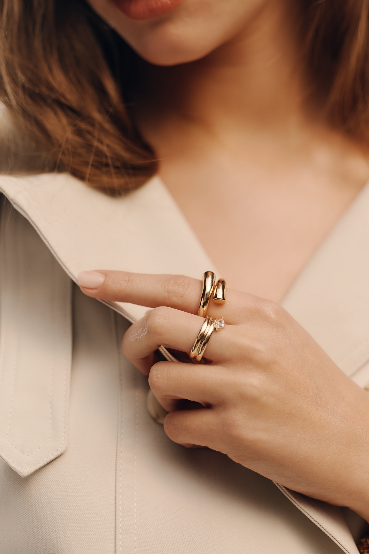 Sculptural Wrap Ring