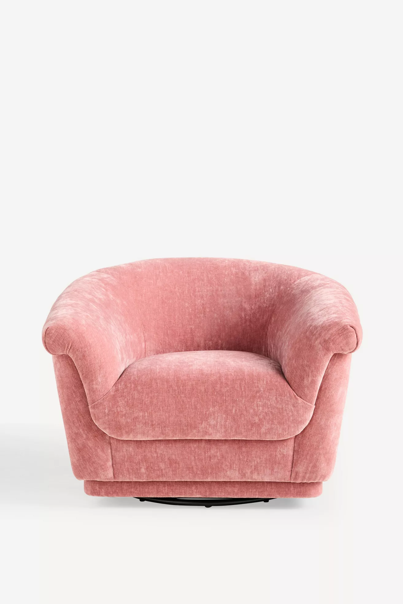 Jeane Rolled-Edge Swivel Chair - thumbnail 2