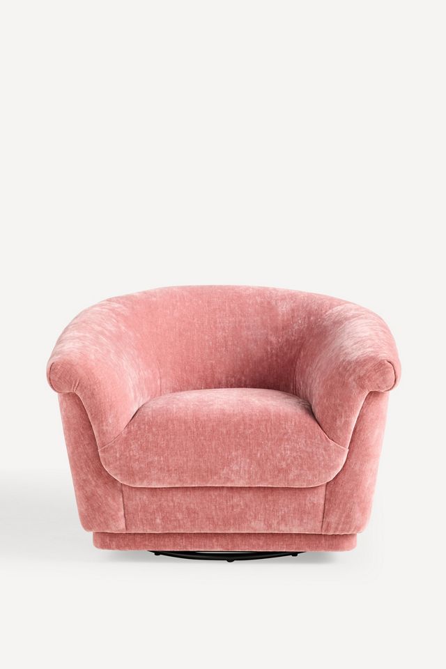 Jeane Rolled-Edge Accent Chair #1
