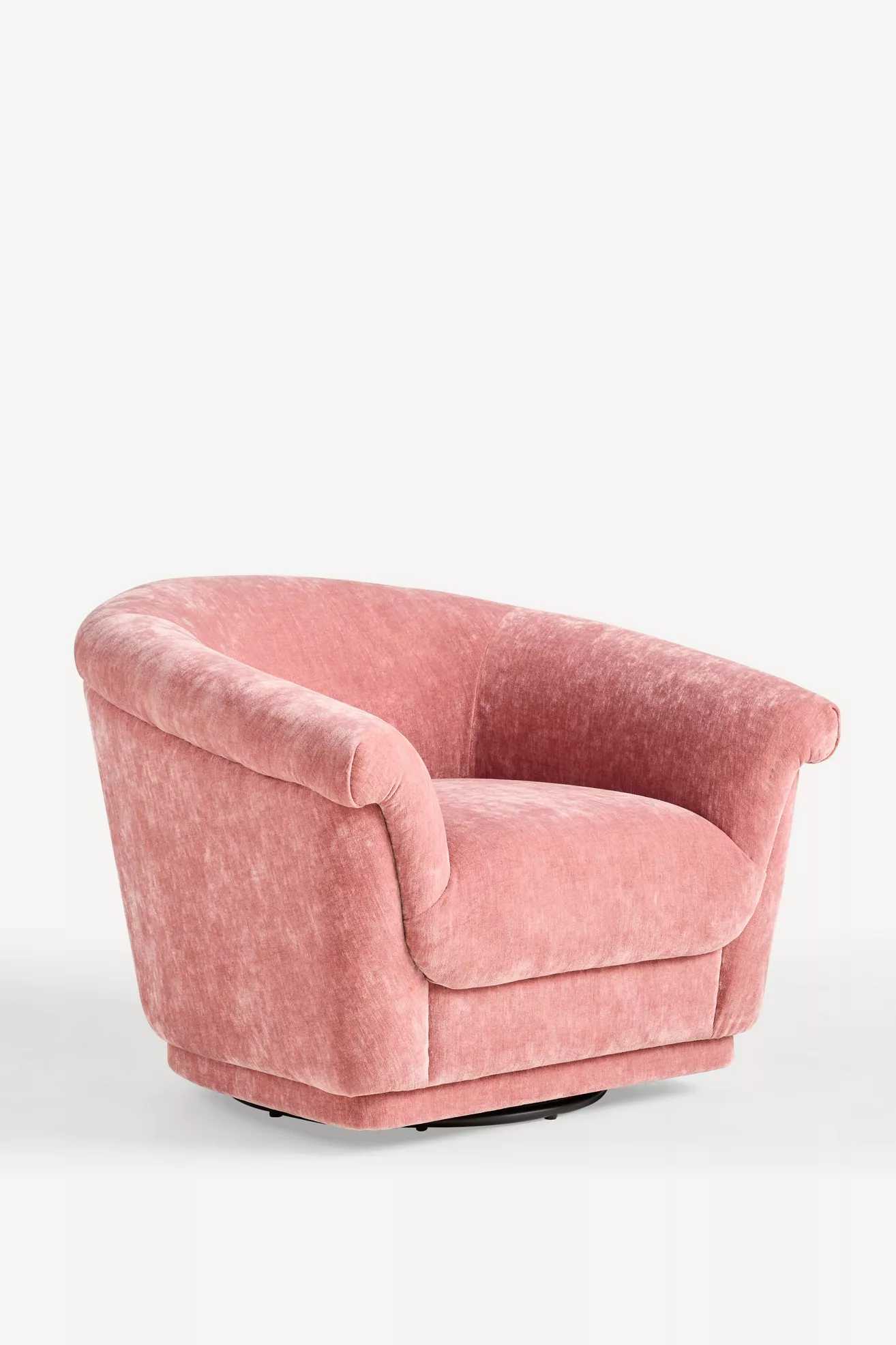 Jeane Rolled-Edge Swivel Chair