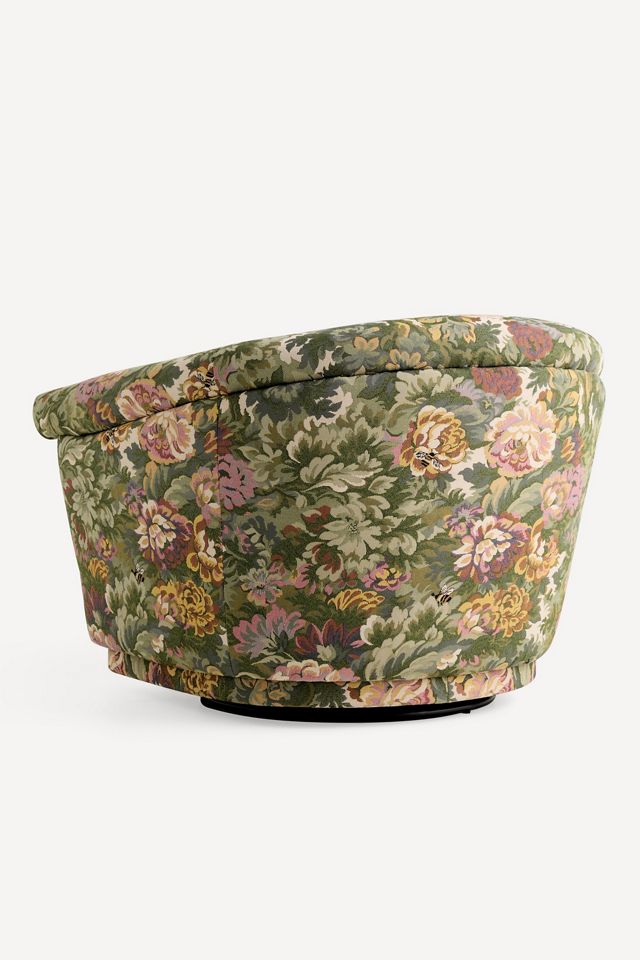 Jeane Rolled-Edge Accent Chair #4