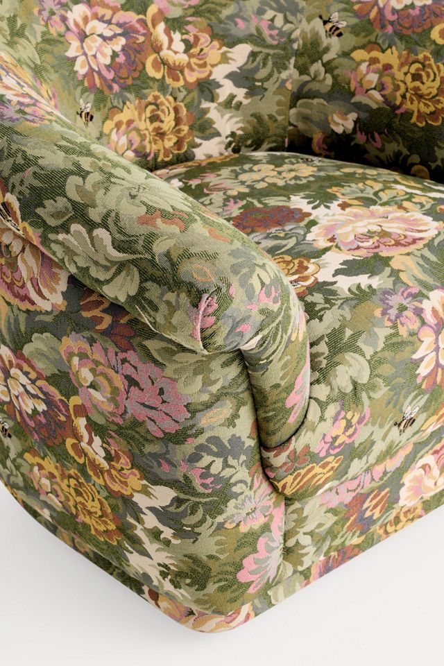 Jeane Rolled-Edge Accent Chair #5