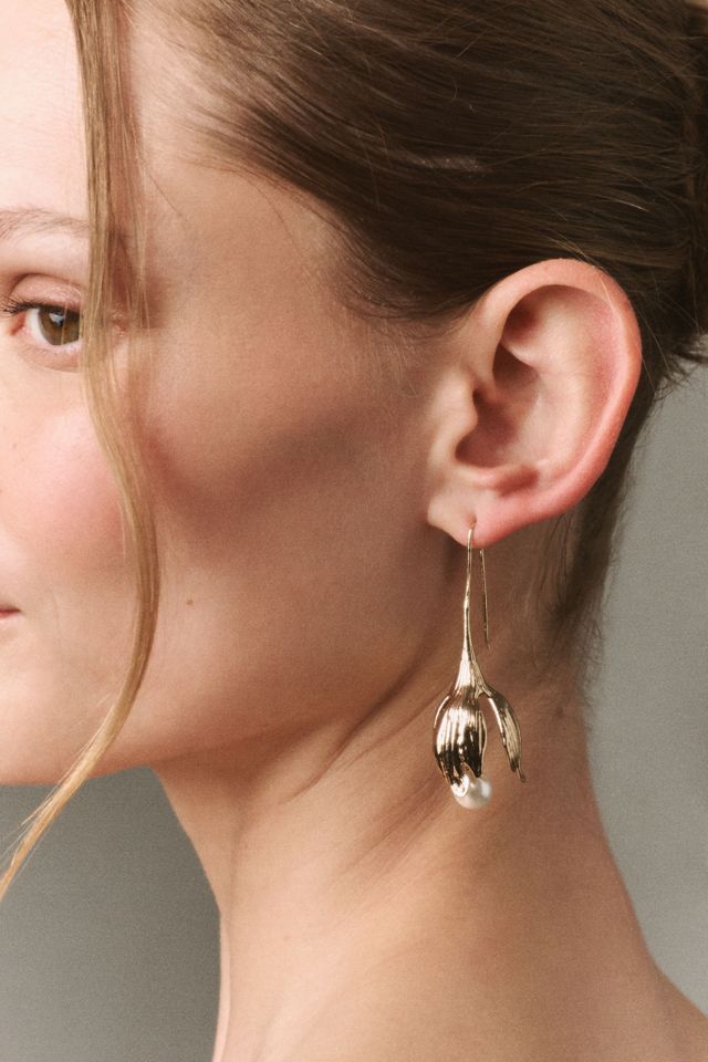 Olive & Piper Mara Tulip French Hook Earrings #3
