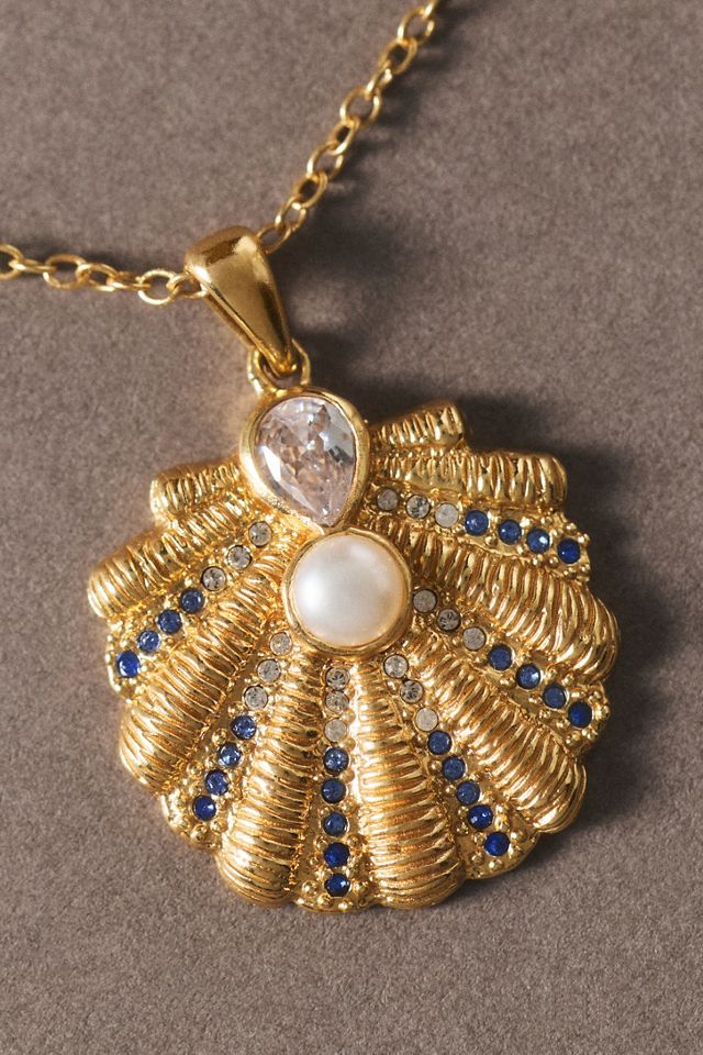Oceanus Shell Queen Necklace | Anthropologie