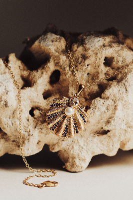 Oceanus Shell Queen Necklace | Anthropologie