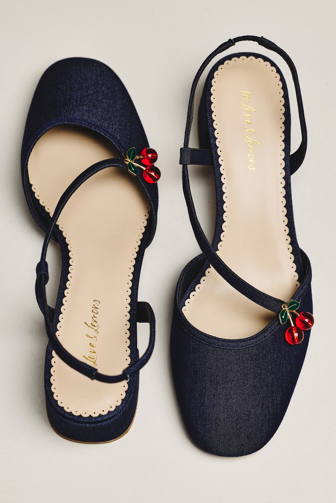 For Love & Lemons Charis Slingback Block Heels