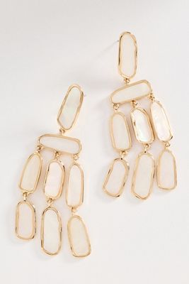 By Anthropologie Farbenfrohe Stein-Ohrhänger